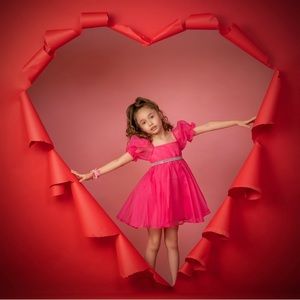 Cute pink valentines dress